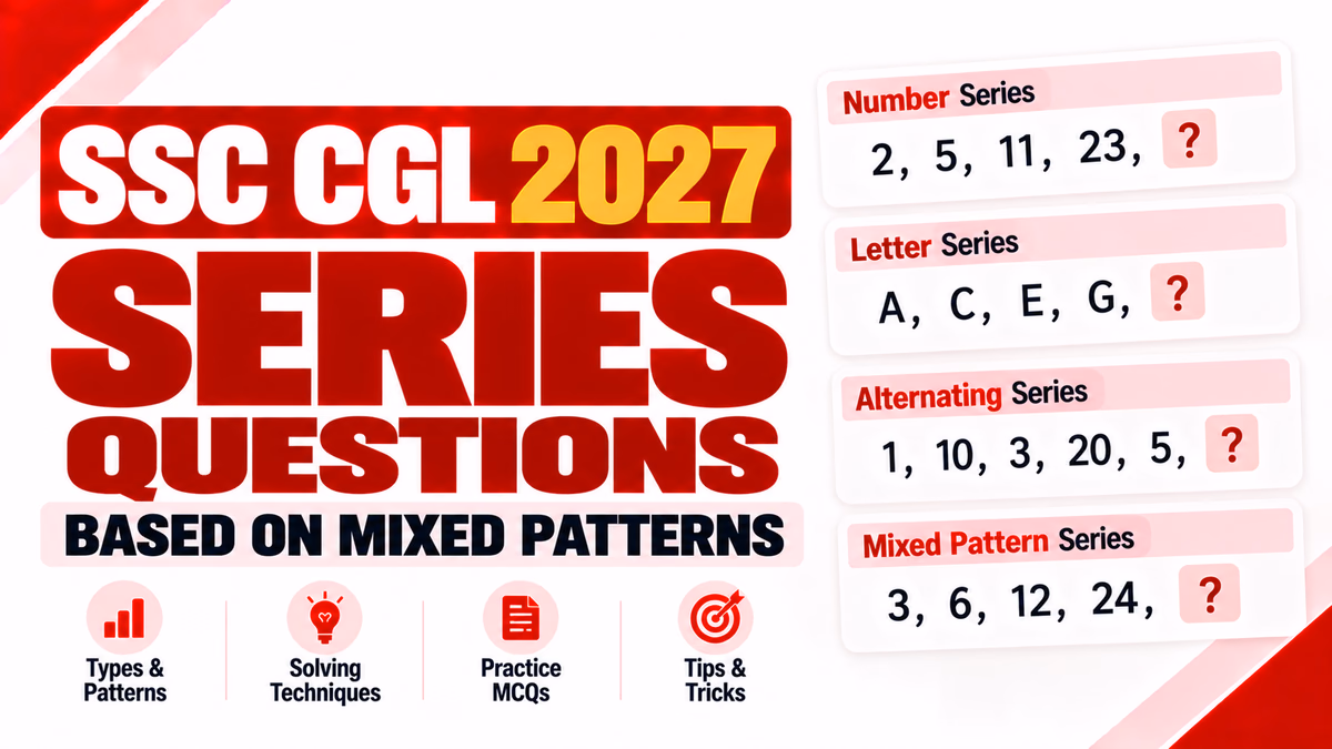 SSC CGL 2027 Series Questions Based on Mixed Patterns